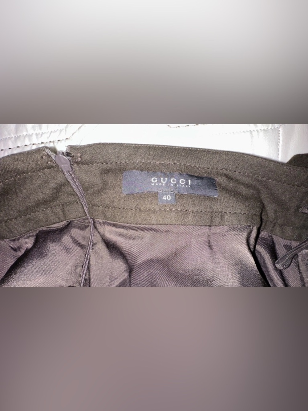 GUCCI A-Line Pleated Mini Skirt - Picture 9 of 9